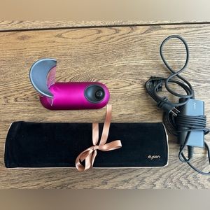 Dyson Corrale Hair Straightener - Black Nickel / Fuchsia. Open box. All new.